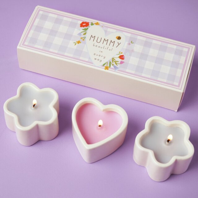 Widdop Love Life Mini Candle Gift Set Of 3 - Mummy - image 1