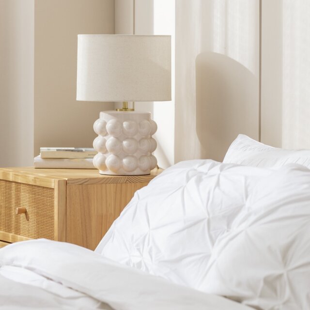 Habitat Bobble Table Lamp - Cream - image 1