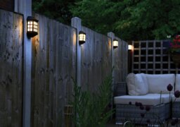 Powertek Solar Deluxe Fence Lights - Pack of 4 - thumbnail 1