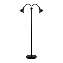 Nordlux Ray Double Floor Lamp - Black - thumbnail 2