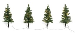 Habitat Pack of 4 Christmas Tree Path Finder Lights - thumbnail 2