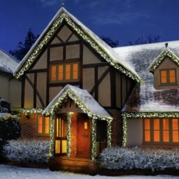 Premier Decorations 960 White LED Christmas Cluster Lights - thumbnail 2