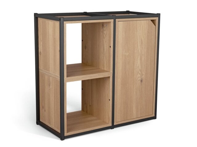 Argos Home Loft Living Short Shelving and Storage Unit- Oak - image 1