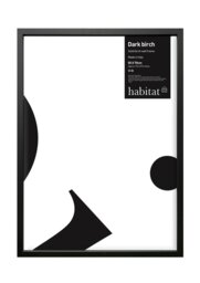 Habitat Black Dark Birch Wooden Picture Frame - 50 X 70cm - thumbnail 1