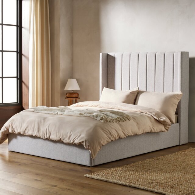 Habitat Kempley Double End Lift Ottoman Bed - Grey - image 1