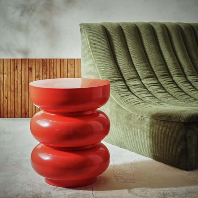 Habitat Rune Side Table - Red - image 1