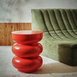 Habitat Rune Side Table - Red - thumbnail 1