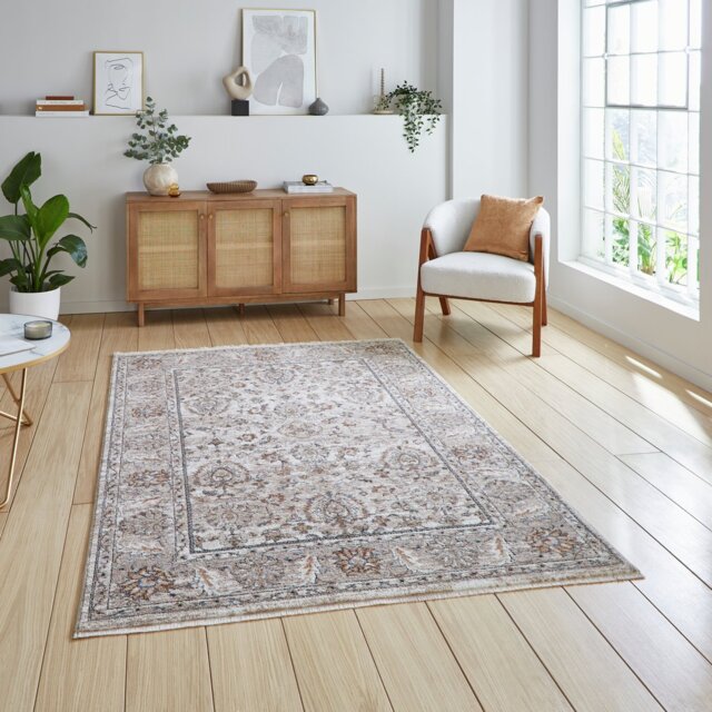 Think Rugs Vintage Beige Rug - 200x290cm - image 1