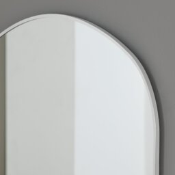 Habitat Silver Pill Wall Mirror - 100x60cm - thumbnail 2