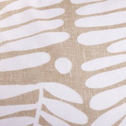 Habitat Cotton Paper Cut Leaf Brown Bedding Set - King size - thumbnail 2
