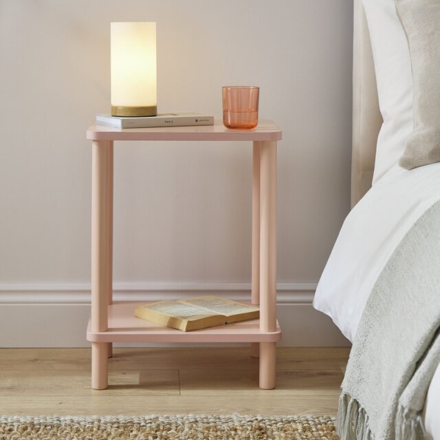 Argos Home Andrea Set of Bedside Table - Pink - image 1