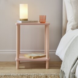 Argos Home Andrea Set of Bedside Table - Pink - thumbnail 1