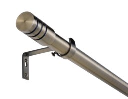Argos Home Brass Extendable Curtain Pole - 110cm - 300cm - thumbnail 2