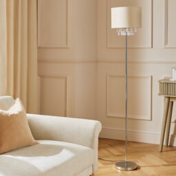 Argos Home Sophia Beaded Shade Floor Lamp - Cream - thumbnail 2