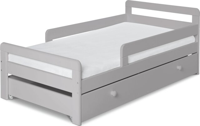 Habitat Ellis Toddler Bed, Drawer and Kids Mattress -Grey - image 1