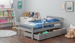 Habitat Ellis Toddler Bed, Drawer and Kids Mattress -Grey - thumbnail 2