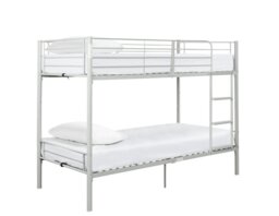 Argos Home Mason Metal Bunk Bed - Silver - thumbnail 2