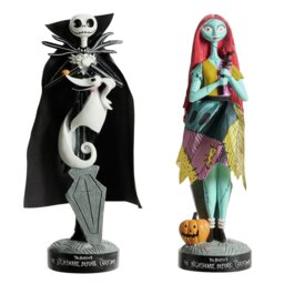 Nightmare Before Christmas Jack Or Sally Halloween Ornament - thumbnail 1
