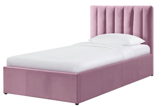 Argos Home Pandora Single End Lift Ottoman Bed - Pink - image 1