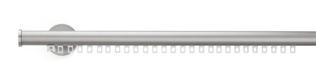 Argos Home Chrome Curtain Track - 200cm - image 1