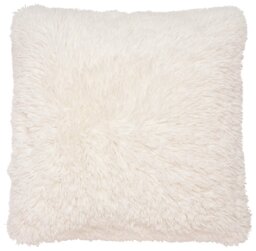 Catherine Lansfield Cuddly Cushion - Cream - 45x45cm - thumbnail 1