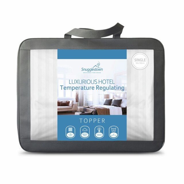 Snuggledown Temperature Control 2.5cm Mattress Topper-Single - image 1