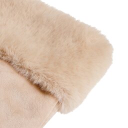 Habitat Taupe Fur Christmas Stocking - thumbnail 2