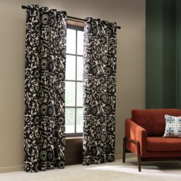 Habitat x Scion Padukka Eyelet Curtains - Multi - 168x183cm