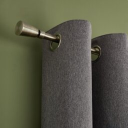 Argos Home Extendable Metal Trumpet Brass Curtain Pole - 120 - 210cm - thumbnail 2