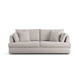Habitat Holmfirth Fabric 3 Seater Sofa Bed - Natural - thumbnail 1