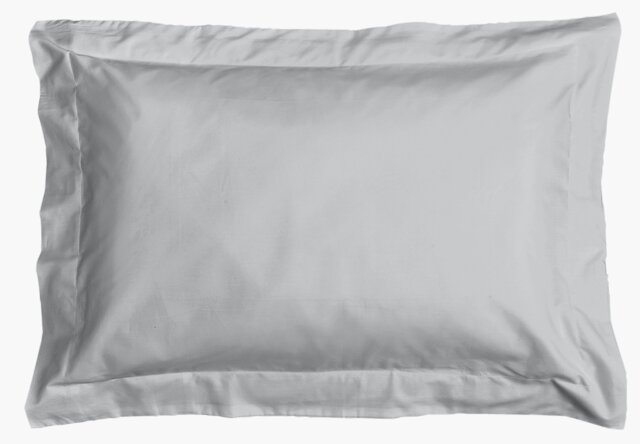 Habitat Pure Cotton 200TC Oxford Pillowcase Pair- Grey - image 1