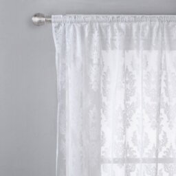 Argos Home Net Pencil Pleat Curtains - White - 240x137cm