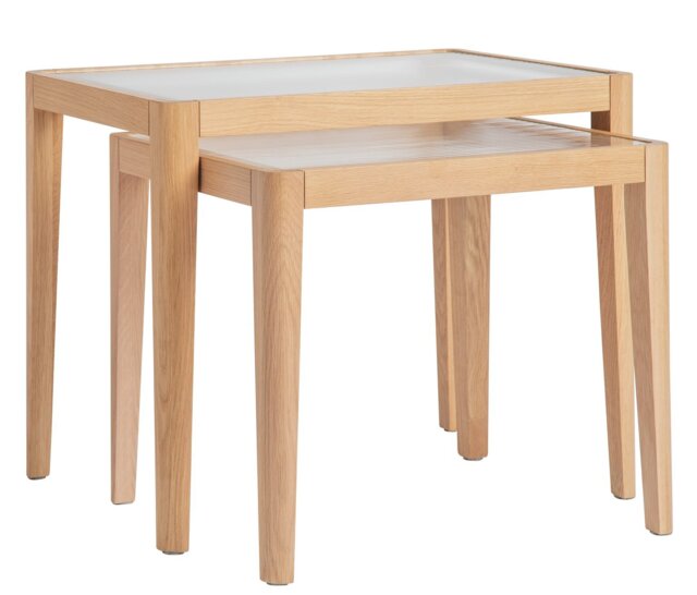 Habitat Camellia Nest of 2 Tables - Natural - image 1
