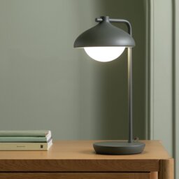 Habitat Acorn Metal Desk Lamp - Dark Grey - thumbnail 2