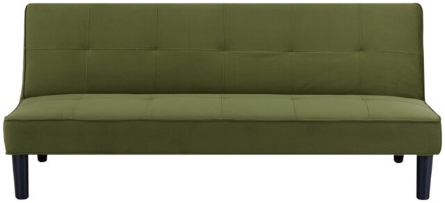 Argos Home Patsy Fabric 2 Seater Clic Clac Sofa Bed - Green - image 1