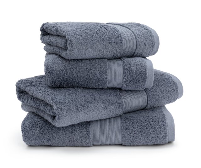 Habitat Egyptian Cotton 4 Piece Towel Bale - Rustic Blue - image 1