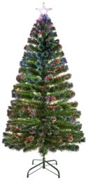 Premier Decorations 5ft Fibre Optic Christmas Tree - thumbnail 2