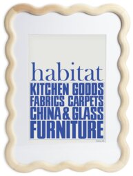 Habitat 60 Wavy Natural Wooden Picture Frame - 30x42cm - thumbnail 2