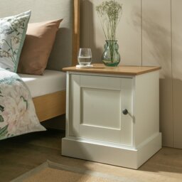 Argos Home Winchester Set of 2 Bedside Table - Cream - thumbnail 1