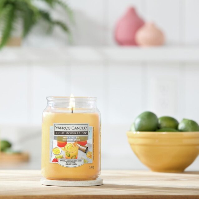 Yankee Candle Large Scented Jar Candle - Zesty Margarita - image 1