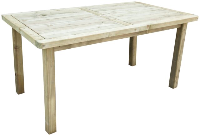 Forest Garden Rosedene 6 Seater Rectangular Garden Table - image 1