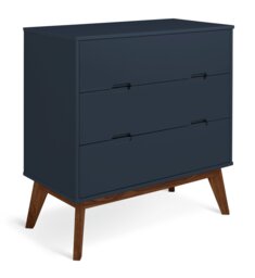 Habitat Pimlico 3 Drawer Chest - Blue - thumbnail 1