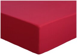 Habitat Easycare Plain Red Fitted Sheet - Single