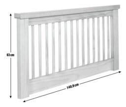 Argos Home Aubrey Double Headboard - White - thumbnail 2
