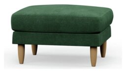 Hutch Fabric Footstool - Sage Green - thumbnail 1