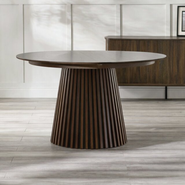 Julian Bowen Arya Ext 6 Seater Dining Table - Dark Brown - image 1