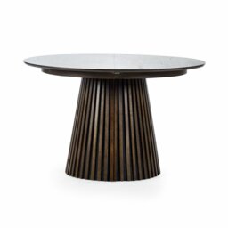 Julian Bowen Arya Ext 6 Seater Dining Table - Dark Brown - thumbnail 2