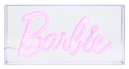 Barbie Neon Effect LED Kids Table Lamp - Clear & Pink - thumbnail 2