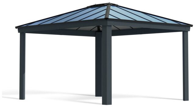 Palram Canopia Dallas Grey Garden Gazebo 12 x 14ft - image 1