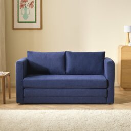Argos Home Lucy Fabric Sofa Bed - Blue - thumbnail 1